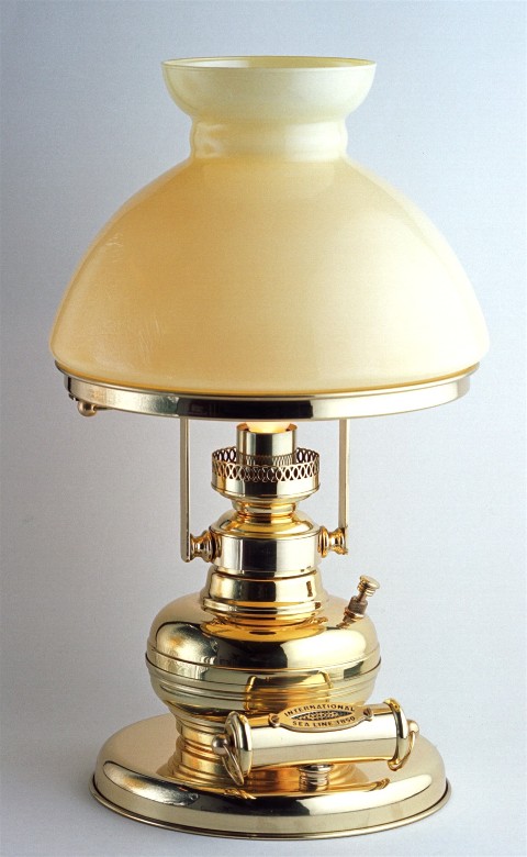 Lampe  de bureau opaline SEA-LINE 1850